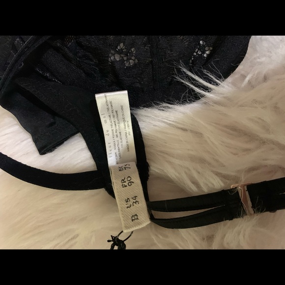 Fleur du Mal NWT CHARLOTTE LACE PEEKABOO BRA - Picture 4 of 4